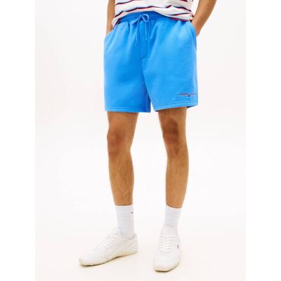 Tommy Jeans Szorty Regular Fit niebieski L Tommy Jeans Szorty Regular Fit niebieski L