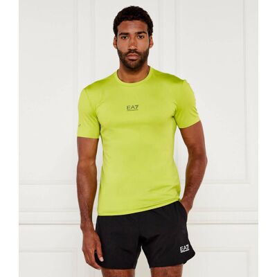 EA7 T-shirt Extra slim fit limonkowy L EA7 T-shirt Extra slim fit limonkowy L