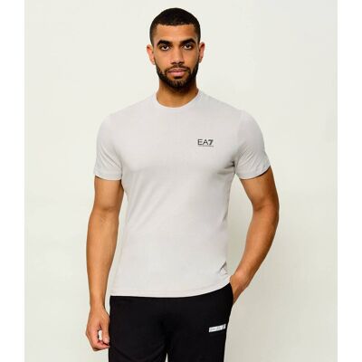 EA7 T-shirt Slim Fit szary XXL EA7 T-shirt Slim Fit szary XXL