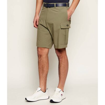 Aeronautica Militare Szorty Comfort fit oliwkowy 50 Aeronautica Militare Szorty Comfort fit oliwkowy 50
