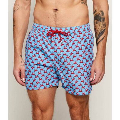 ST.Barth Szorty kąpielowe CRAB SMILE Regular Fit niebieski M ST.Barth Szorty kąpielowe CRAB SMILE Regular Fit niebieski M