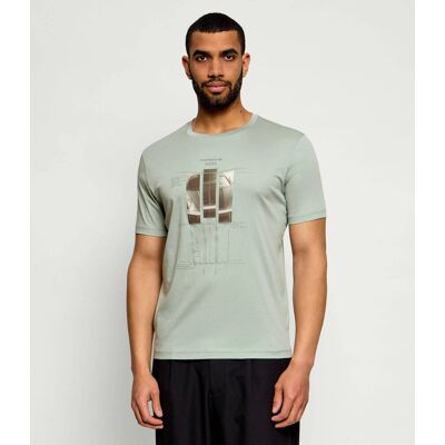 GREEN T-shirt TS_PS Spirit70 Grx Boss x Porsche Regular Fit stretch zielony L GREEN T-shirt TS_PS Spirit70 Grx Boss x Porsche Regular Fit stretch zielony L
