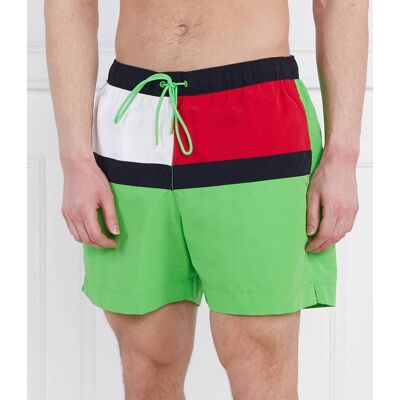 Tommy Hilfiger Szorty kąpielowe Regular Fit zielony L Tommy Hilfiger Szorty kąpielowe Regular Fit zielony L
