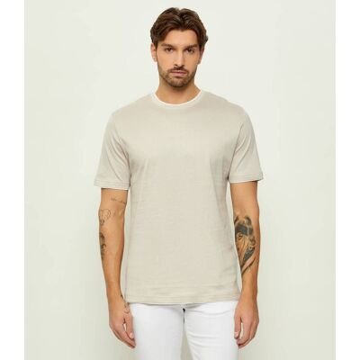 Eleventy T-shirt Regular Fit beżowy L Eleventy T-shirt Regular Fit beżowy L