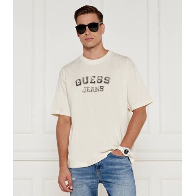 Guess Jeans T-shirt Oversize fit biały S Guess Jeans T-shirt Oversize fit biały S