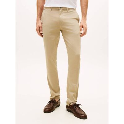 Tommy Hilfiger Spodnie chino Bleecker Slim Fit beżowy 30/32 Tommy Hilfiger Spodnie chino Bleecker Slim Fit beżowy 30/32