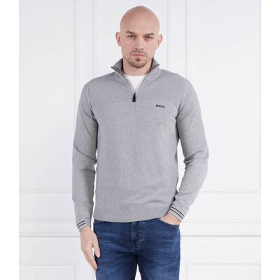Boss GREEN Sweter Zolet Regular Fit szary XXL Boss GREEN Sweter Zolet Regular Fit szary XXL