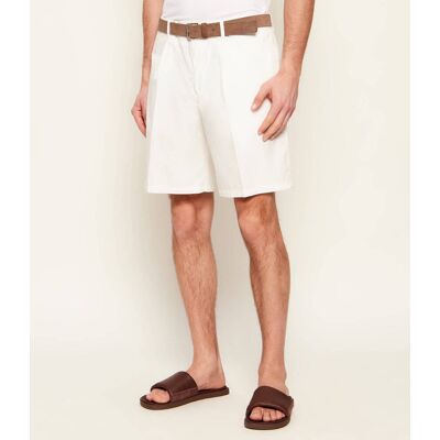 Giorgio Armani Emporio Armani Szorty chino Regular Fit biały 56 Giorgio Armani Emporio Armani Szorty chino Regular Fit biały 56