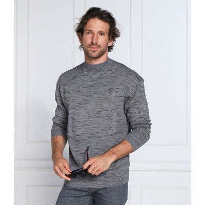 Calvin Klein Wełniany sweter Regular Fit szary XXL Calvin Klein Wełniany sweter Regular Fit szary XXL