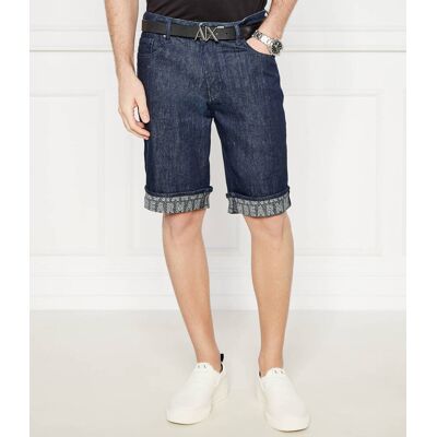 Giorgio Armani Exchange Jeansowe szorty Regular Fit granatowy 30 Giorgio Armani Exchange Jeansowe szorty Regular Fit granatowy 30