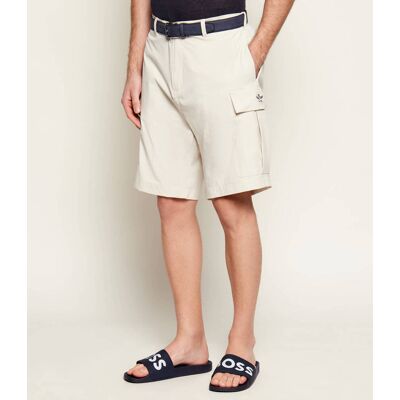 Aeronautica Militare Szorty Comfort fit beżowy 48 Aeronautica Militare Szorty Comfort fit beżowy 48