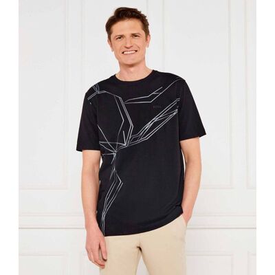 Boss GREEN T-shirt Tee Beetle Regular Fit stretch czarny L Boss GREEN T-shirt Tee Beetle Regular Fit stretch czarny L