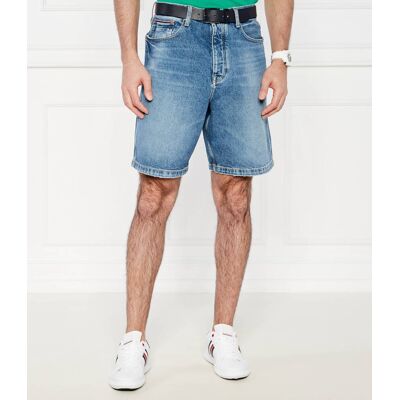 Tommy Hilfiger Jeansowe szorty 4YRS EAST Regular Fit stretch granatowy 32 Tommy Hilfiger Jeansowe szorty 4YRS EAST Regular Fit stretch granatowy 32