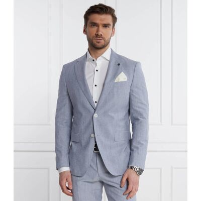Boss BLACK Marynarka H-Hutson-233 Slim Fit z dodatkiem wełny błękitny 56 Boss BLACK Marynarka H-Hutson-233 Slim Fit z dodatkiem wełny błękitny 56