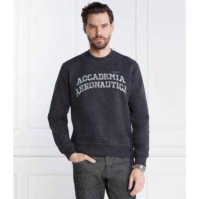 Aeronautica Militare Bluza Regular Fit grafitowy XXL Aeronautica Militare Bluza Regular Fit grafitowy XXL
