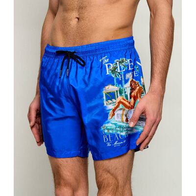 Philipp Plein Szorty kąpielowe Regular Fit niebieski L Philipp Plein Szorty kąpielowe Regular Fit niebieski L