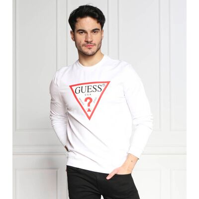 Guess Bluza audley Regular Fit biały XXL Guess Bluza audley Regular Fit biały XXL