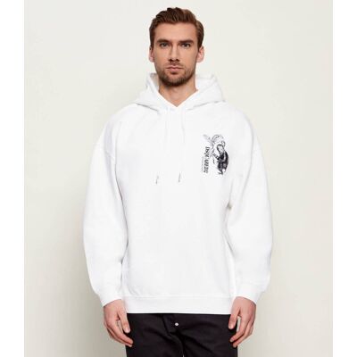 Dsquared2 Bluza Relaxed fit biały XXL Dsquared2 Bluza Relaxed fit biały XXL