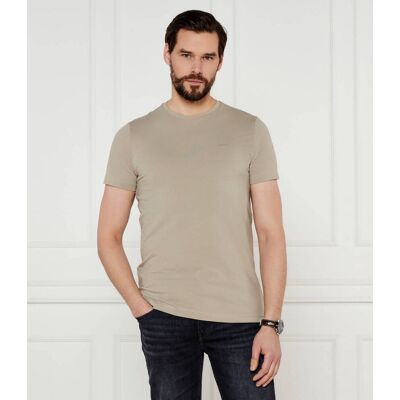 Calvin Klein T-shirt Slim Fit beżowy S Calvin Klein T-shirt Slim Fit beżowy S