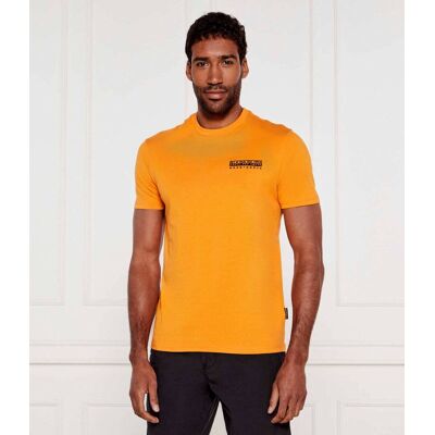 Napapijri T-shirt S-VIGNONI Relaxed fit pomarańczowy XXXL Napapijri T-shirt S-VIGNONI Relaxed fit pomarańczowy XXXL