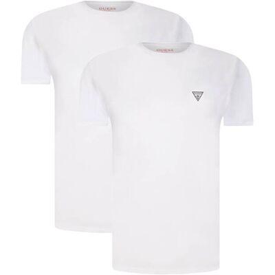 Guess Underwear T-shirt 2-pack CALEB HERO Regular Fit biały XL Guess Underwear T-shirt 2-pack CALEB HERO Regular Fit biały XL