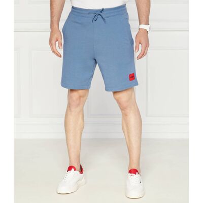 HUGO Szorty Diz222 Regular Fit błękitny M HUGO Szorty Diz222 Regular Fit błękitny M