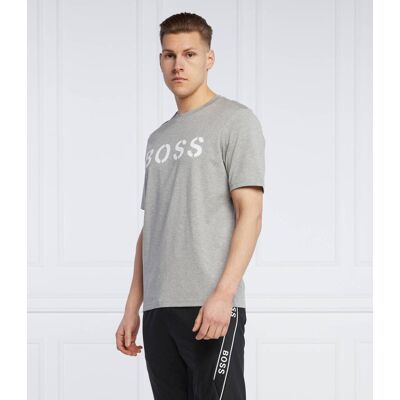 Boss ORANGE T-shirt Tetry Regular Fit szary M Boss ORANGE T-shirt Tetry Regular Fit szary M