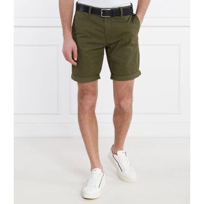 Tommy Jeans Szorty chino SCANTON Regular Fit oliwkowy 30 Tommy Jeans Szorty chino SCANTON Regular Fit oliwkowy 30