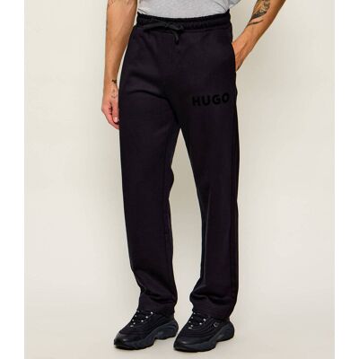 HUGO Spodnie dresowe Dumrulo Regular Fit czarny L HUGO Spodnie dresowe Dumrulo Regular Fit czarny L