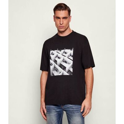 HUGO T-shirt Dodger Relaxed fit czarny L HUGO T-shirt Dodger Relaxed fit czarny L