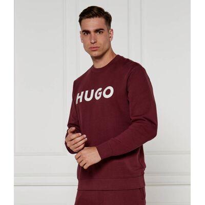 HUGO Bluza Dem Regular Fit bordowy XL HUGO Bluza Dem Regular Fit bordowy XL