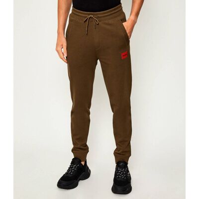 HUGO Spodnie dresowe Doak212 Regular Fit brązowy XXL HUGO Spodnie dresowe Doak212 Regular Fit brązowy XXL