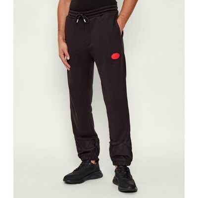 HUGO Spodnie dresowe Dilvanos Loose fit czarny L HUGO Spodnie dresowe Dilvanos Loose fit czarny L