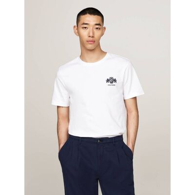 Tommy Hilfiger T-shirt EMBRO Regular Fit biały XL Tommy Hilfiger T-shirt EMBRO Regular Fit biały XL