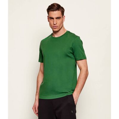 Boss BLACK T-shirt Tessler Slim Fit mercerised zielony M Boss BLACK T-shirt Tessler Slim Fit mercerised zielony M