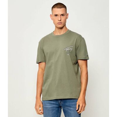 Tommy Jeans T-shirt Regular Fit zielony M Tommy Jeans T-shirt Regular Fit zielony M