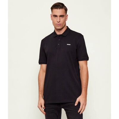 HUGO Polo Donos222 Regular Fit czarny XL HUGO Polo Donos222 Regular Fit czarny XL
