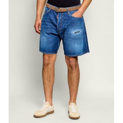 Dsquared2 Jeansowe szorty Boxer Relaxed fit granatowy 46 Dsquared2 Jeansowe szorty Boxer Relaxed fit granatowy 46