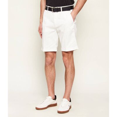Aeronautica Militare Szorty chino Regular Fit biały 48 Aeronautica Militare Szorty chino Regular Fit biały 48