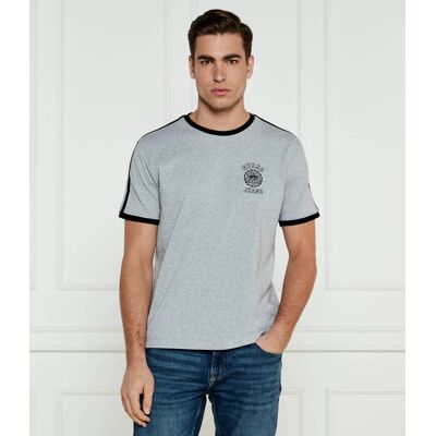 Guess Jeans T-shirt Regular Fit szary M Guess Jeans T-shirt Regular Fit szary M
