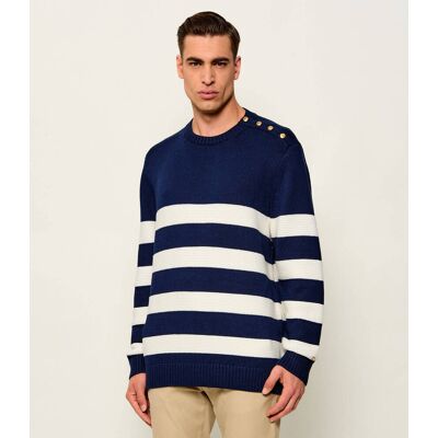 Tommy Hilfiger Sweter DC BRETON Loose fit granatowy XXL Tommy Hilfiger Sweter DC BRETON Loose fit granatowy XXL