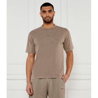 HUGO T-shirt Docku Relaxed fit brązowy XL HUGO T-shirt Docku Relaxed fit brązowy XL