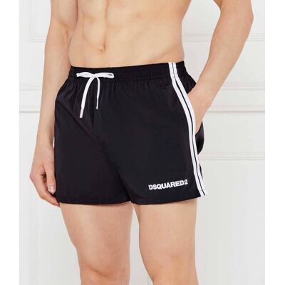 Dsquared2 Szorty kąpielowe Regular Fit czarny 50 Dsquared2 Szorty kąpielowe Regular Fit czarny 50