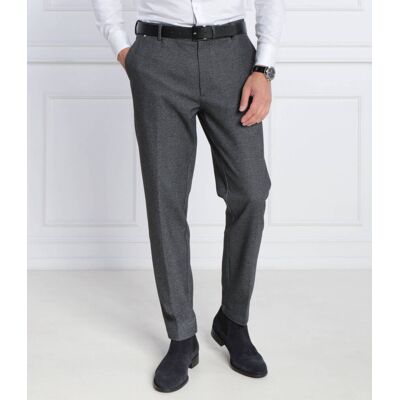 Boss BLACK Spodnie Kane-L Regular Fit szary 52 Boss BLACK Spodnie Kane-L Regular Fit szary 52