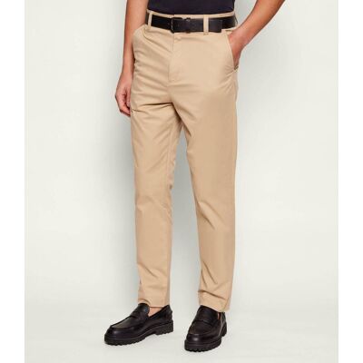 HUGO Spodnie chino Genar253 Slim Fit beżowy M HUGO Spodnie chino Genar253 Slim Fit beżowy M