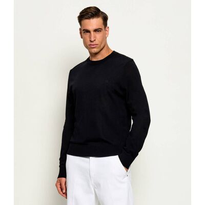 Dsquared2 Wełniany sweter Upside Down Regular Fit czarny M Dsquared2 Wełniany sweter Upside Down Regular Fit czarny M