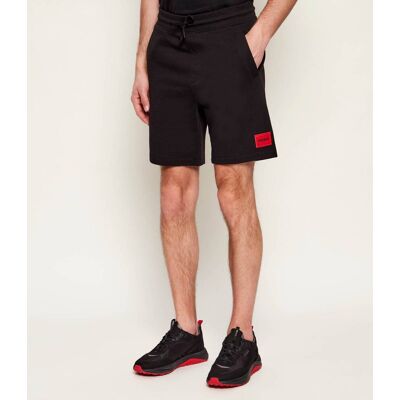 HUGO Szorty Diz222 Regular Fit czarny XL HUGO Szorty Diz222 Regular Fit czarny XL
