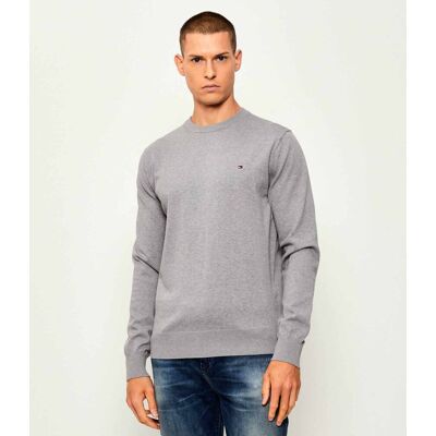 Tommy Hilfiger Sweter 1985 Regular Fit szary S Tommy Hilfiger Sweter 1985 Regular Fit szary S