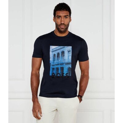 Boss BLACK T-shirt C-Thompson 104 Regular Fit granatowy XXL Boss BLACK T-shirt C-Thompson 104 Regular Fit granatowy XXL
