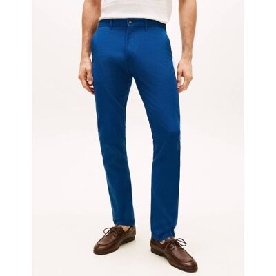 Tommy Hilfiger Spodnie chino Bleecker Slim Fit granatowy 31/32 Tommy Hilfiger Spodnie chino Bleecker Slim Fit granatowy 31/32